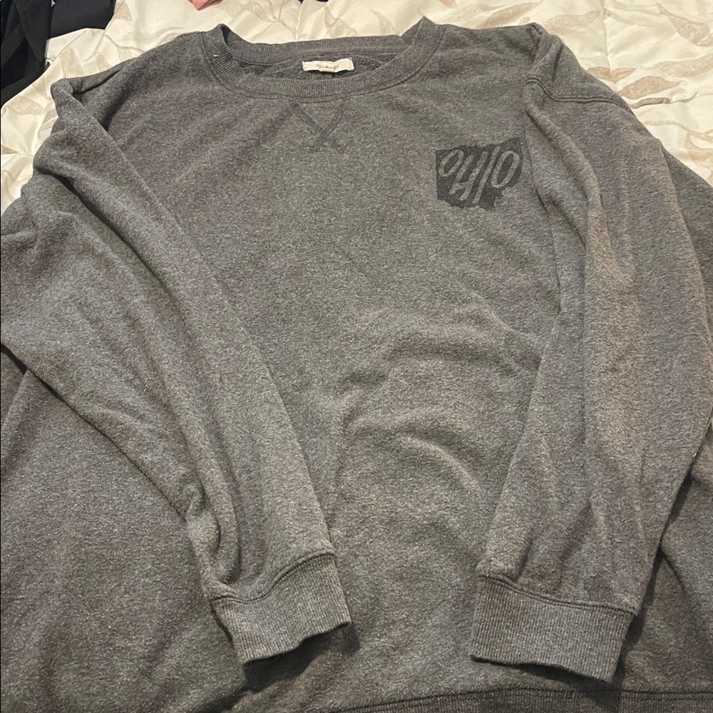 Maurices Ohio Graphic Charcoal Crewneck Sweater